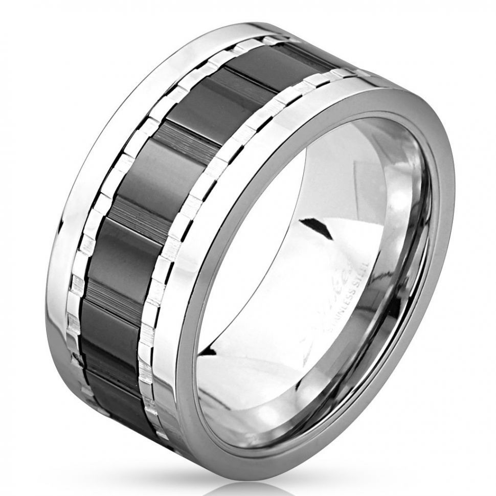 Купить стальное кольцо SPIKES мужское R-M4541-10 оптом от 1 030 руб.