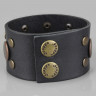 Купить кожаный браслет мужской Scappa NY-400 с декором из заклепок оптом от 700 руб.