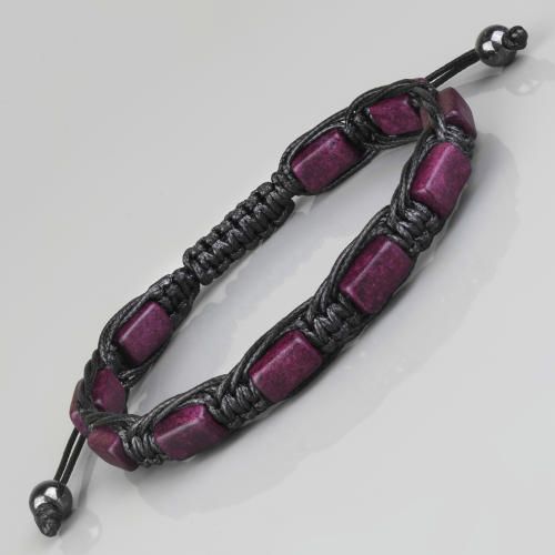 Купить плетеный браслет ручной работы в стиле Шамбала Everiot Select LNS-3130 из керамических бусин оптом от 610 руб.