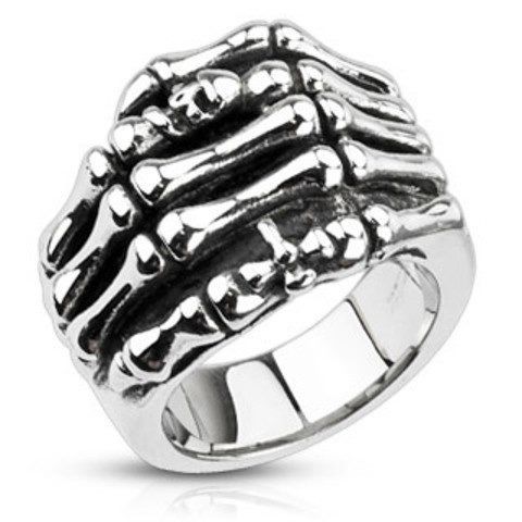 Купить байкерское кольцо-печатка мужское из стали Spikes R-Q4484 оптом от 740 руб.