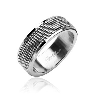 Купить кольцо из стали Spikes --R8004 оптом от 550 руб.