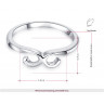 Купить кольцо ROZI RG-81150A с завитками оптом от 390 руб.