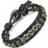 Купить плетеный браслет Everiot Select LNS-3042 из змеевика с кельтским узлом оптом от 1 440 руб.
