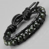 Купить плетеный браслет Everiot Select LNS-3042 из змеевика с кельтским узлом оптом от 1 440 руб.