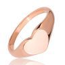 Купить женское кольцо печатка сердце TATIC RSS-7689 из ювелирной стали с площадкой для гравировки оптом от 1 030 руб.
