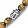 Купить браслет Everiot STB-MJ-1727 из камня тигровый глаз с головой Будды оптом от 940 руб.