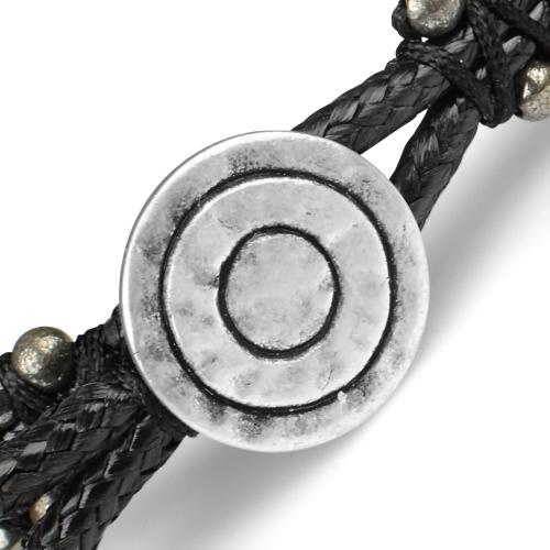 Купить плетеный браслет Everiot Select LNS-3117 из натуральных камней пирита оптом от 1 100 руб.