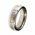 Купить женское кольцо из карбида вольфрама Lonti TU-028R (15,7 мм) с фианитами оптом от 1 050 руб.