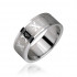 Купить кольцо из стали TATIC R10140, с римскими  цифрами оптом от 370 руб.