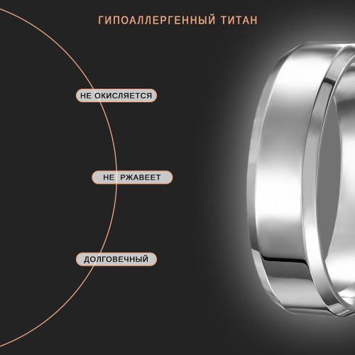 Купить кольцо из титана в классическом стиле INFY RTI-0183 оптом от 330 000 руб.