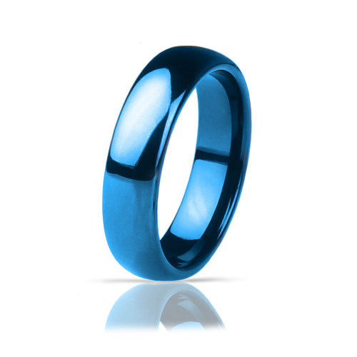 Купить кольцо из вольфрама Lonti RTG-0004 (R-TG-0143), обручальное, синее шириной от 2 до 8 мм оптом от 700 руб.