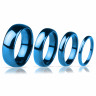 Купить кольцо из вольфрама Lonti RTG-0004 (R-TG-0143), обручальное, синее шириной от 2 до 8 мм оптом от 700 руб.
