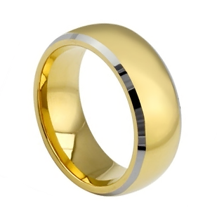 Купить кольцо из карбида вольфрама Lonti TU-038042 с золотистым покрытием оптом от 860 руб.