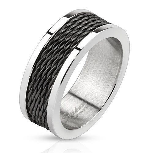 Купить стальное кольцо SPIKES мужское R-M0036-8-12 оптом от 550 руб.