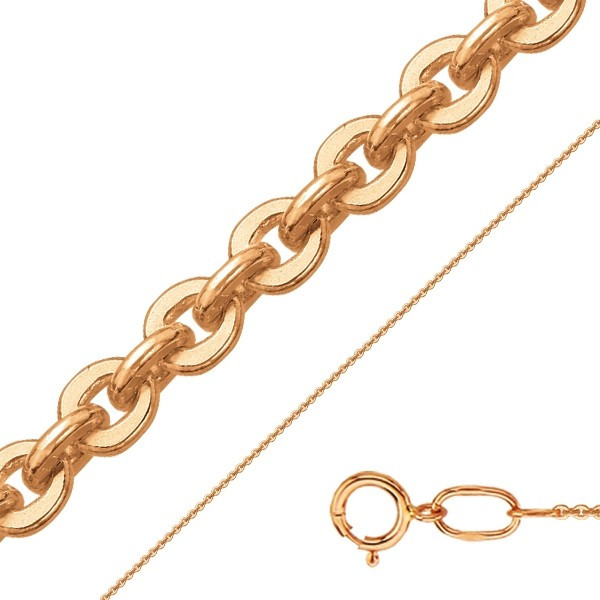 Золотые цепочки для мужчин якорного плетения