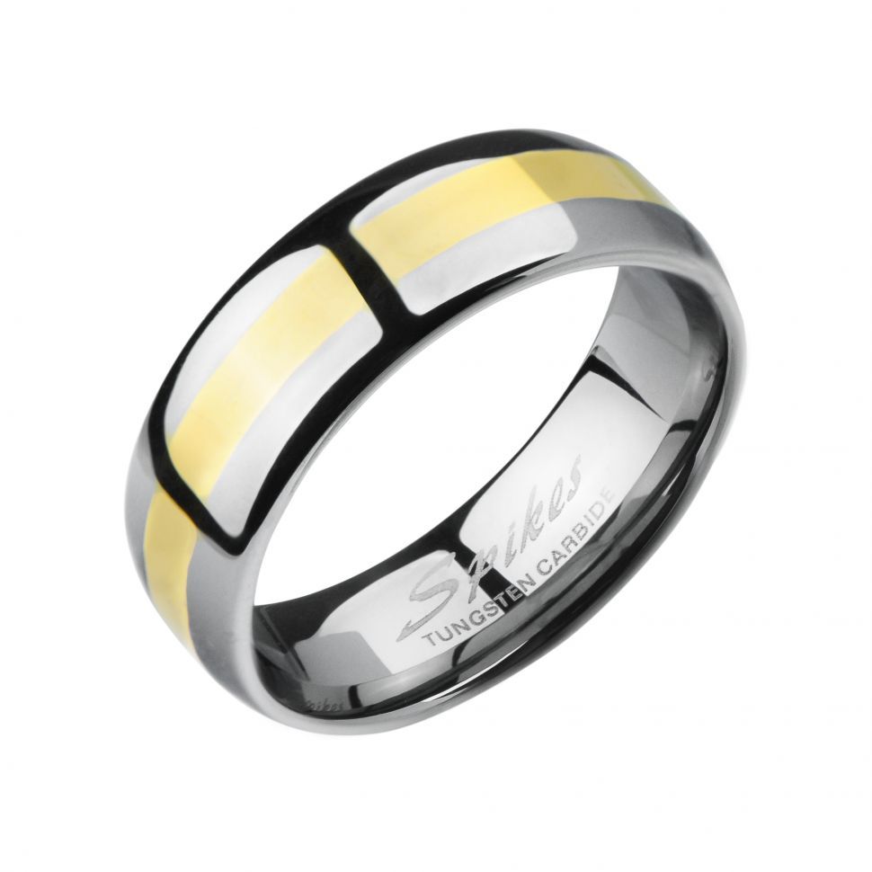 Купить вольфрамовое кольцо мужское с покрытием Spikes R-TU-146 оптом от 850 руб.