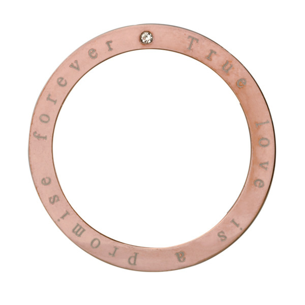 Купить кольцо из стали Everiot AAB-01RSM с романтичной надписью и фианитом оптом от 660 руб.