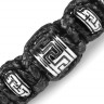 Купить мужской браслет в стиле Шамбала Everiot Select "Якорь" LNS-3049 из стальных бусин  оптом от 1 700 руб.