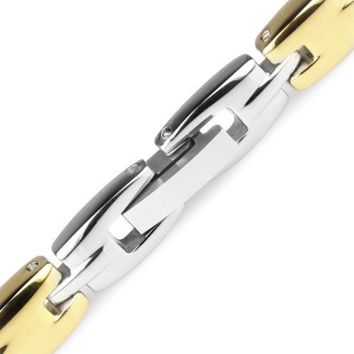 Купить магнитный браслет мужской Magnetana KBM-180822 из стали с пластиной для гравировки оптом от 1 550 руб.