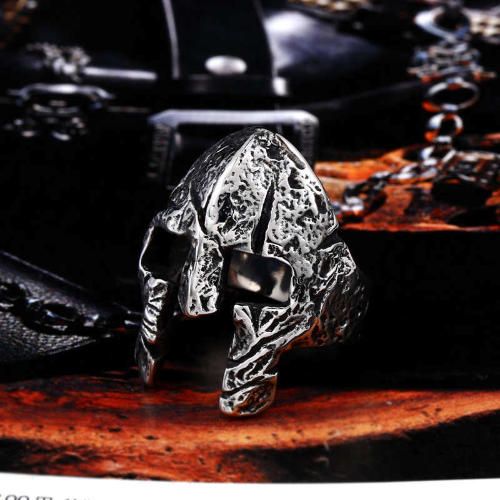 Купить мужской перстень-печатка "Шлем викинга" из стали Everiot SR-BR-472 оптом от 800 руб.