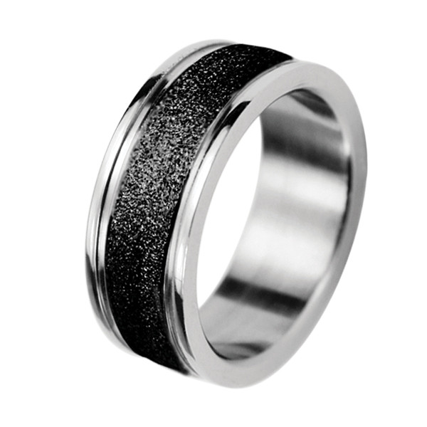 Купить кольцо мужское из стали Everiot AAB-424RSS с черным напылением оптом от 810 руб.
