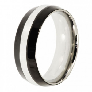Стальное мужское кольцо R-0213295