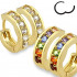 Купить женские серьги-кольца TATIC EB-001 круглые с фианитами оптом от 660 руб.