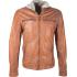Купить мужская кожаная куртка с капюшоном GIPSY GERO LANIV светло-коричневая оптом от 24 230 руб.