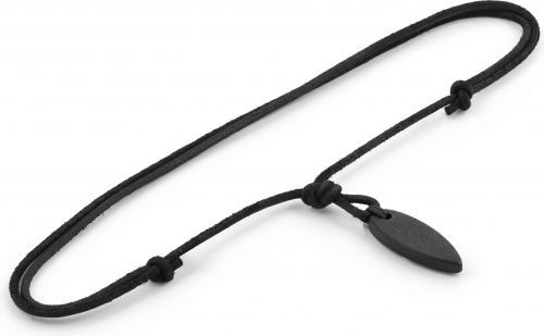 Купить мужской кожаный шнурок на шею с черной подвеской из дерева Local League CS-LNM433 оптом от 1 150 руб.