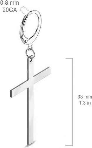 Купить набор 3 пары серьги-кольца TATIC --SET-SE3652, из стали, с подвесками кресты оптом от 3 120 руб.
