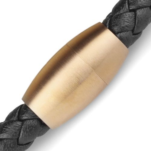 Купить плетеный мужской браслет из экокожи TATIC SLQ-1010R черный оптом от 1 290 руб.