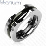Купить кольцо из титана Spikes R-TI-0804B оригинальной формы, мужское оптом от 1 800 руб.