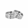 Купить женское кольцо дорожка из стали TATIC RSS-6715-ST без покрытия, с фианитами оптом от 2 300 руб.