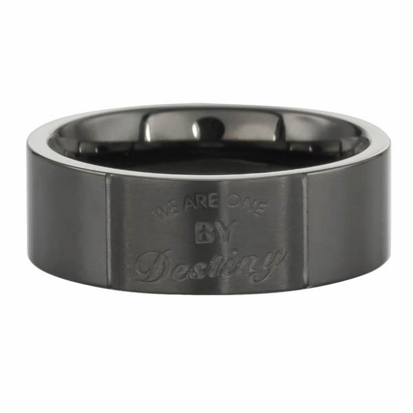 Купить мужское кольцо из стали Everiot AAB-886RSS We are one by destiny оптом от 690 руб.