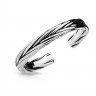 Купить безразмерное незамкнутое кольцо для пальцев ног/на фалангу TATIC R-A16514-ST под серебро с плетением оптом от 320 руб.