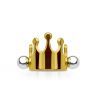 Купить стальной кафф "Корона" со штангой для хеликса PiercedFish JB-013 оптом от 330 руб.