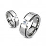 Купить титановое кольцо Spikes NP-R-ТМ-3097 с фианитом оптом от 640 руб.
