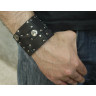Купить кожаный браслет мужской Scappa P-609 черный оптом от 1 180 руб.