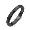 Купить черное кольцо из керамики Everiot RCM-0003, граненое, парное оптом от 750 руб.