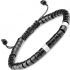 Купить черный браслет в стиле Шамбала Everiot Select LNS-2012 из керамических бусин оптом от 950 руб.