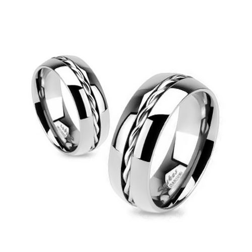 Купить титановое кольцо Spikes R-TM-3656 без покрытия оптом от 620 руб.