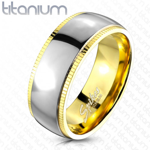 Купить кольцо из титана Spikes R-TM-1011, обручальное оптом от 580 руб.