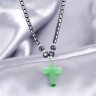 Купить ожерелье Everiot NC-XP-10998 с крестиком из гематита с опалом оптом от 500 руб.