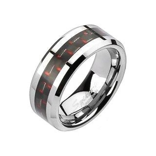 Купить стальное кольцо Spikes R-M2315 с карбоновой вставкой оптом от 550 руб.