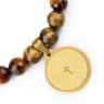 Купить браслет Шамбала Everiot Select LNS-2166 из камня тигровый глаз с молитвой и крестом оптом от 1 040 руб.