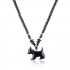 Купить ожерелье Everiot NC-XP-10987 из гематита с подвеской в виде собачки оптом от 560 руб.