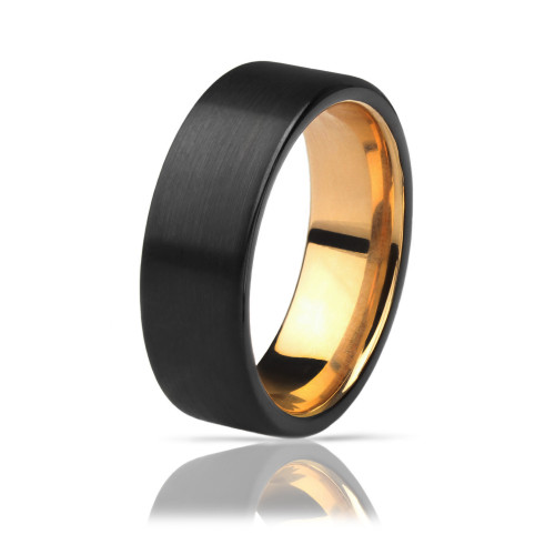 Купить черное кольцо из карбида вольфрама Lonti RTG-4500 оптом от 1 020 руб.