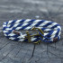 Купить браслет ANCHORSTUFF ANC-AL-3305 с винтажным якорем сине-белый оптом от 670 руб.