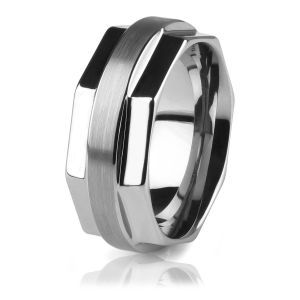 Женское кольцо из карбида вольфрама Lonti R-TG-5038
