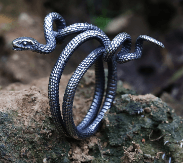 Купить кольцо из стали TATIC SR-BR-103 в виде змеи оптом от 129 000 руб.